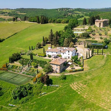 Villa Rignana Chianti Estate, Pool, Tennis,Cook 基安蒂格雷夫 外观 照片