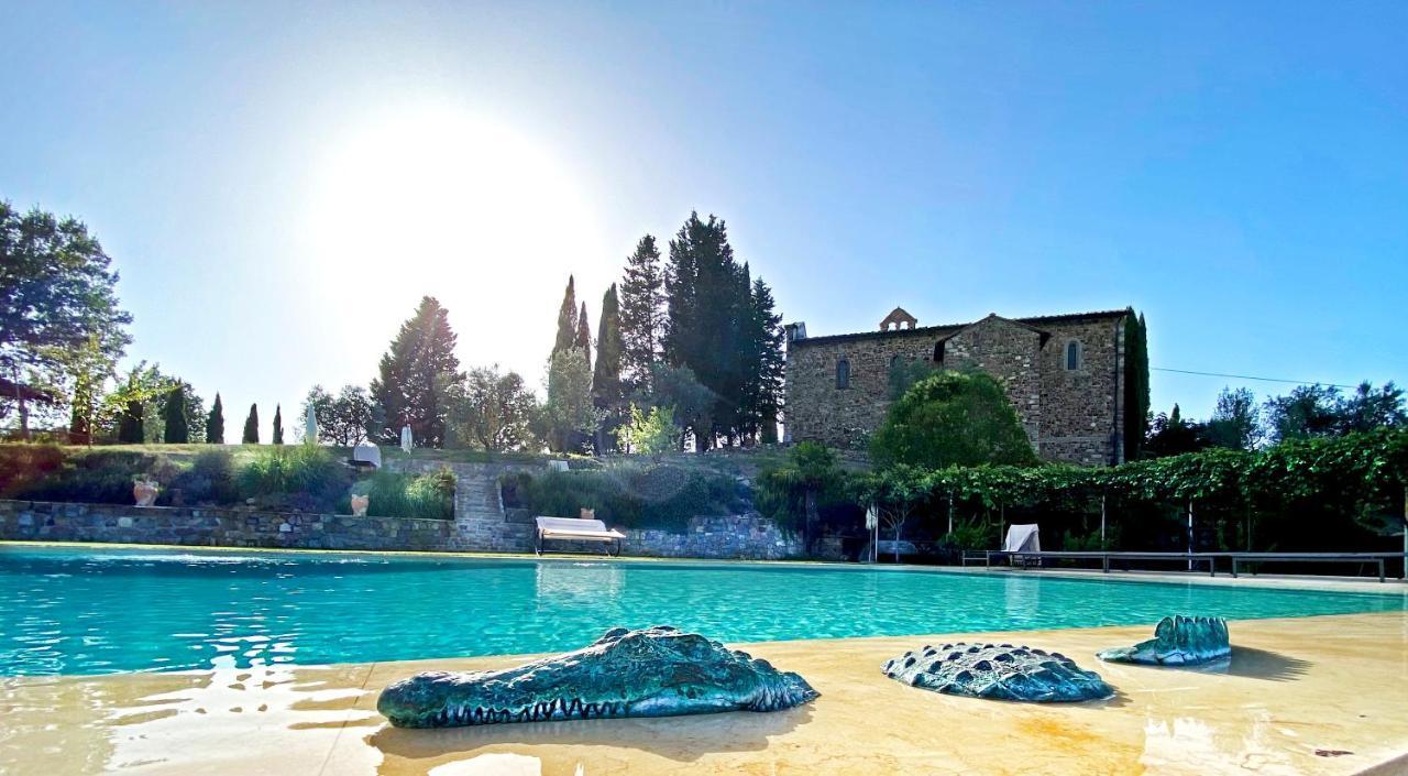 Villa Rignana Chianti Estate, Pool, Tennis,Cook 基安蒂格雷夫 外观 照片