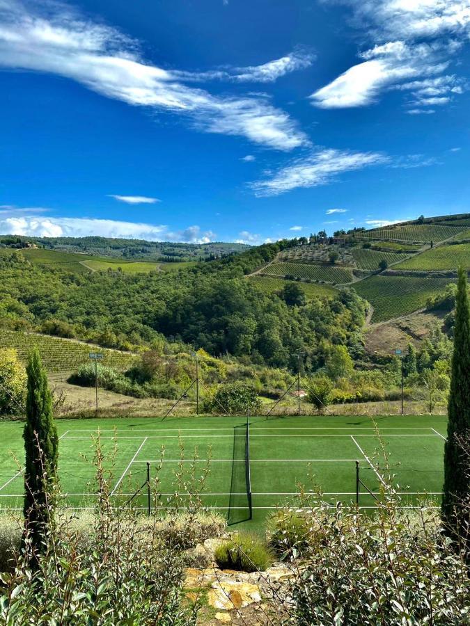Villa Rignana Chianti Estate, Pool, Tennis,Cook 基安蒂格雷夫 外观 照片