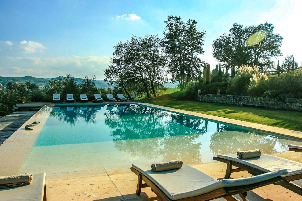 Villa Rignana Chianti Estate, Pool, Tennis,Cook 基安蒂格雷夫 外观 照片