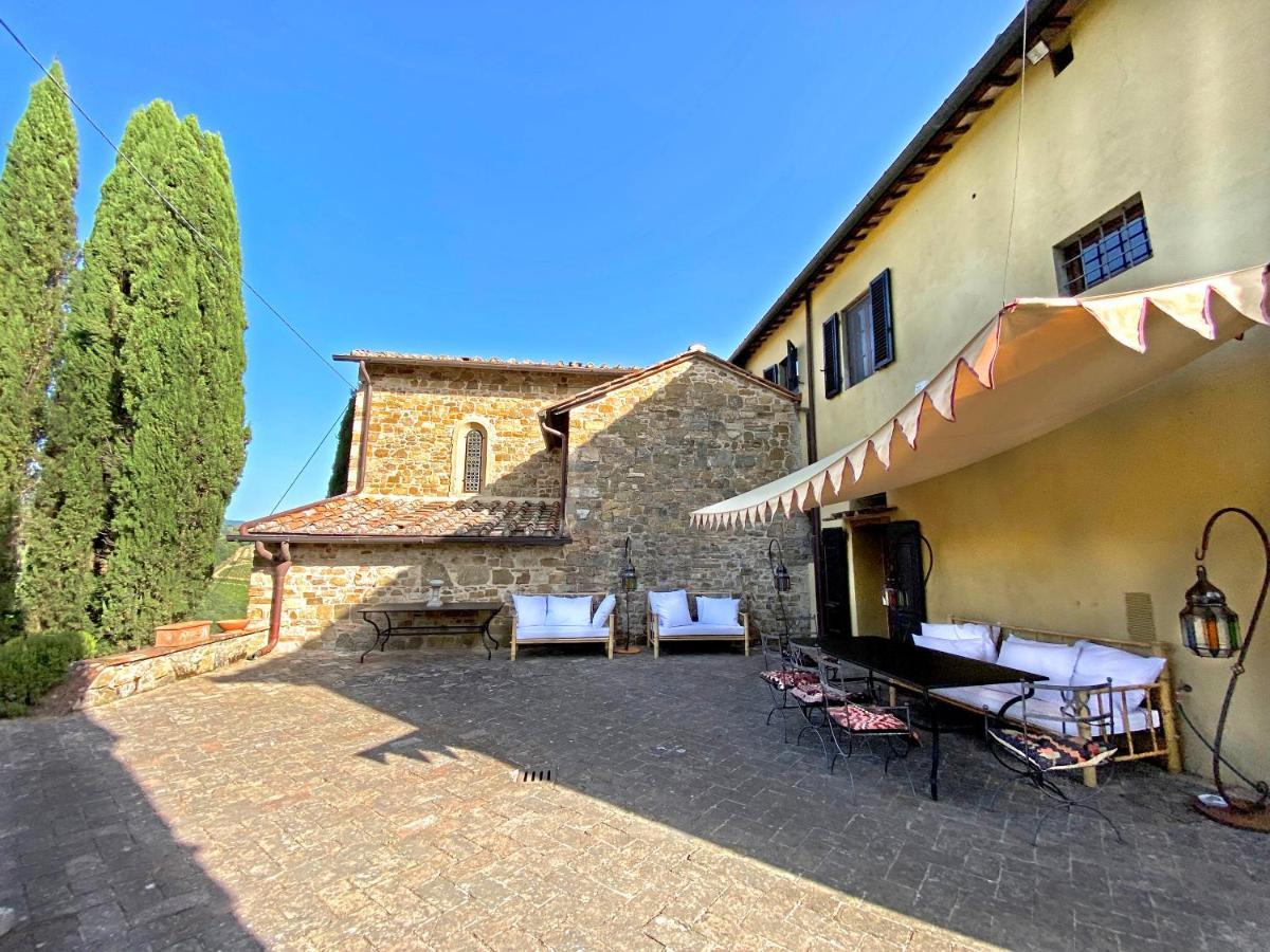 Villa Rignana Chianti Estate, Pool, Tennis,Cook 基安蒂格雷夫 外观 照片