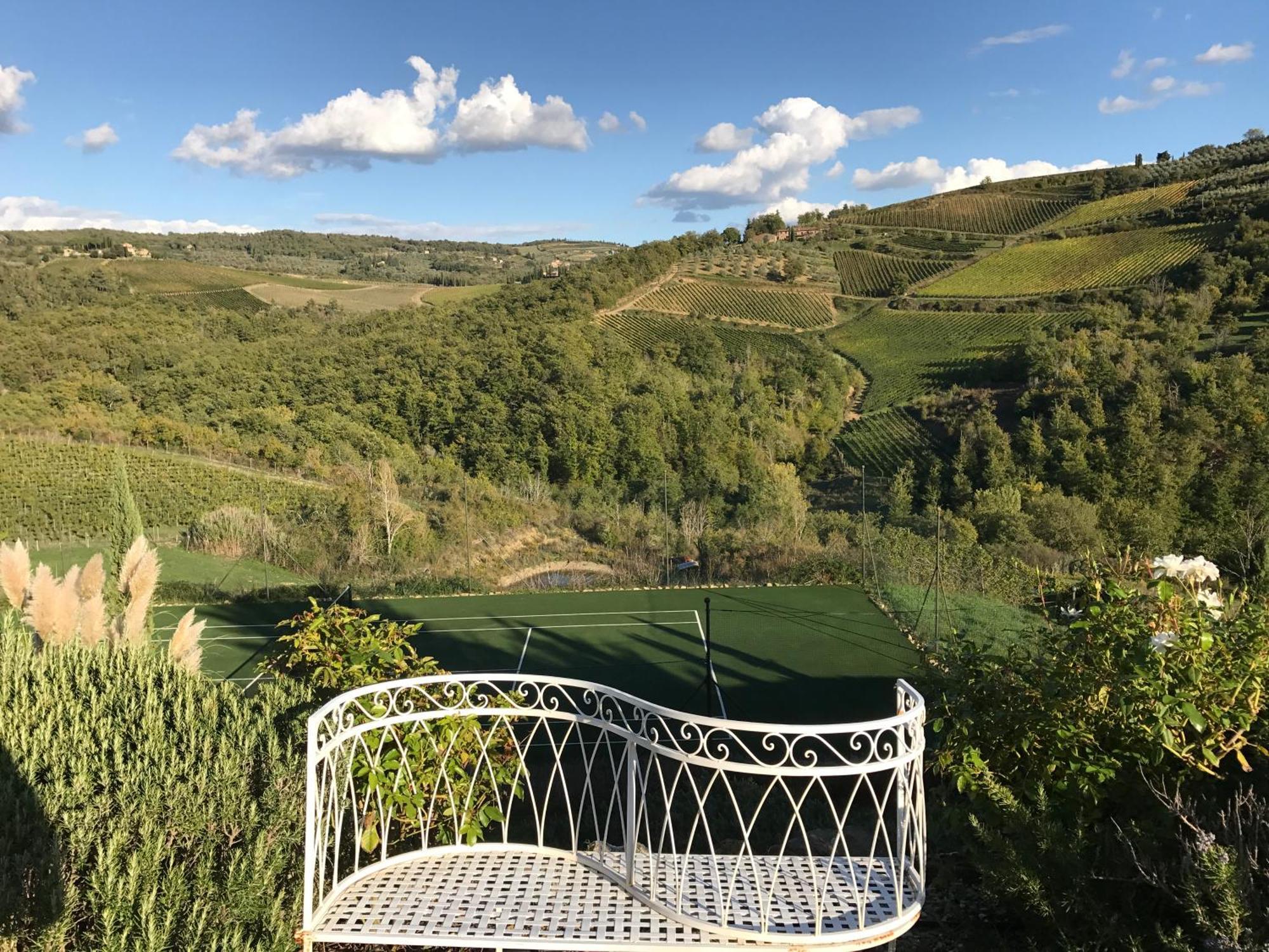 Villa Rignana Chianti Estate, Pool, Tennis,Cook 基安蒂格雷夫 外观 照片