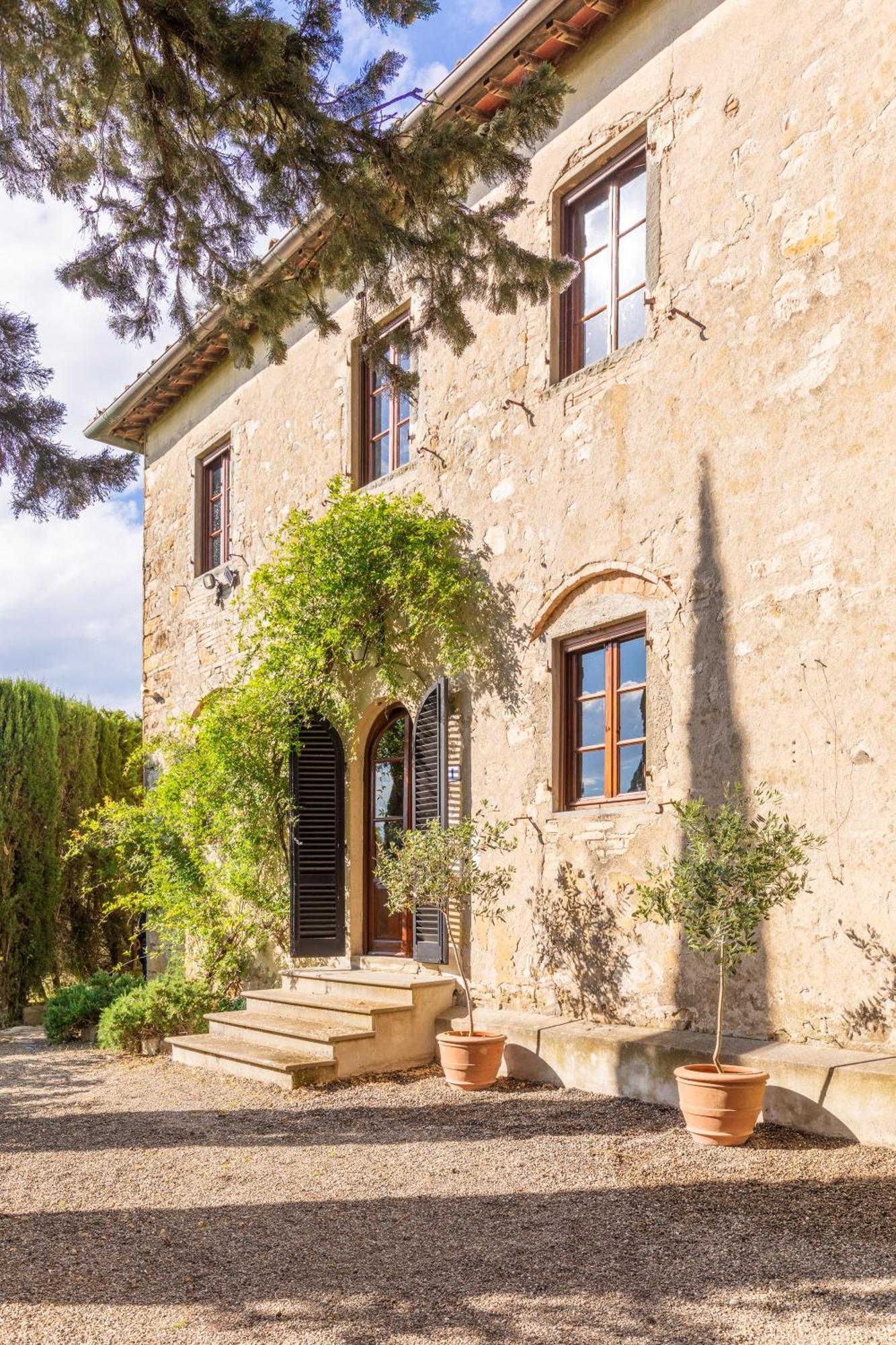 Villa Rignana Chianti Estate, Pool, Tennis,Cook 基安蒂格雷夫 外观 照片