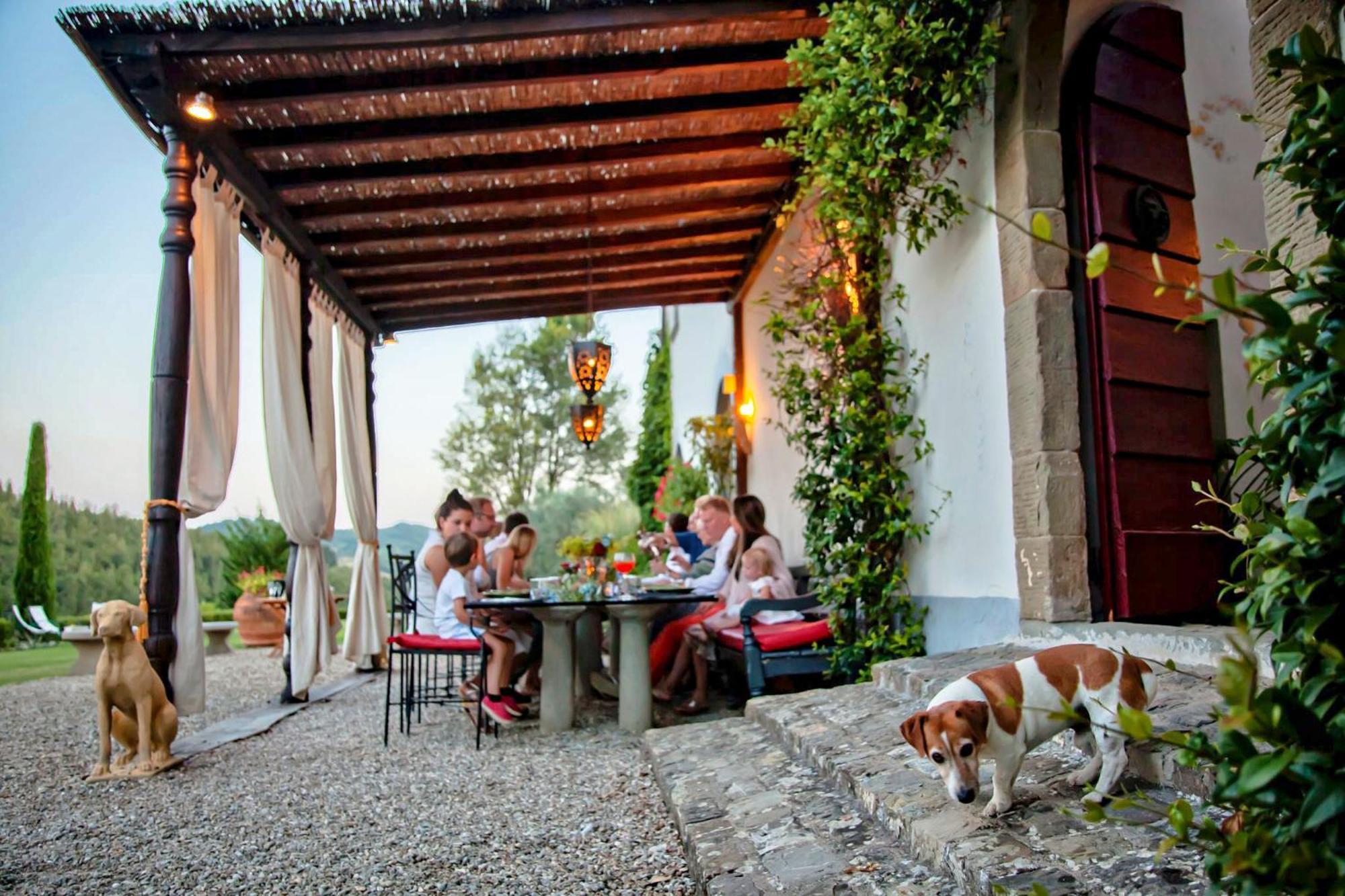 Villa Rignana Chianti Estate, Pool, Tennis,Cook 基安蒂格雷夫 外观 照片